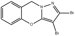 2,3-dibromo-9H-pyrazolo[5,1-b][1,3]benzoxazine 구조식 이미지