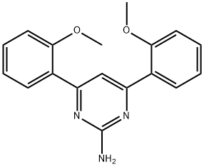 4,6-bis(2-methoxyphenyl)pyrimidin-2-amine 구조식 이미지