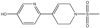 1'-methanesulfonyl-1',2',3',6'-tetrahydro-[2,4']bipyridinyl-5-ol Structure