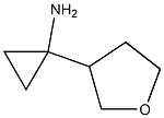 1-(oxolan-3-yl)cyclopropan-1-amine 구조식 이미지