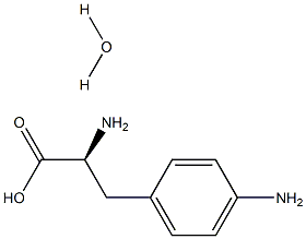 DL-4-amino- Phenylalanine, hydrate 구조식 이미지