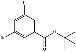 tert-butyl 3-bromo-5-fluorobenzoate 구조식 이미지