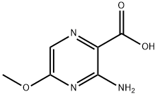 3-AMINO-5-METHOXYPYRAZINE-2-CARBOXYLIC ACID Structure