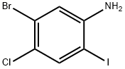 5-BROMO-4-CHLORO-2-IODOANILINE Structure