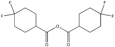 4,4-Difluoro-1-cyclohexanecarboxylic anhydride Structure