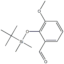 Benzaldehyde, 2-[[(1,1-dimethylethyl)dimethylsilyl]oxy]-3-methoxy- Structure