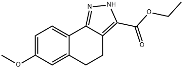 ethyl 7-methoxy-2H,4H,5H-benzo[g]indazole-3-carboxylate 구조식 이미지