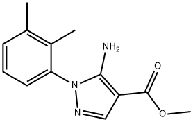 methyl 5-amino-1-(2,3-dimethylphenyl)-1H-pyrazole-4-carboxylate Structure