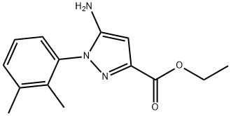 ethyl 5-amino-1-(2,3-dimethylphenyl)-1H-pyrazole-3-carboxylate 구조식 이미지