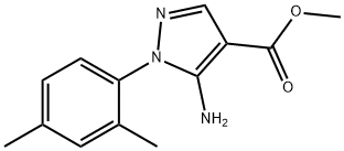 methyl 5-amino-1-(2,4-dimethylphenyl)-1H-pyrazole-4-carboxylate Structure