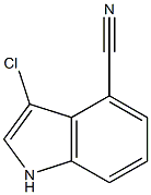 3-chloro-1H-indole-4-carbonitrile Structure