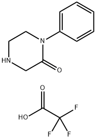 1-phenyl-2-piperazinone trifluoroacetate Structure