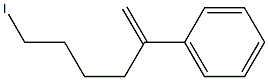 Benzene, (5-iodo-1-methylenepentyl)- Structure