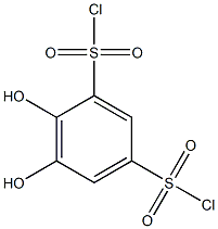 1,3-Benzenedisulfonyl dichloride, 4,5-dihydroxy- Structure