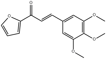 (2E)-1-(furan-2-yl)-3-(3,4,5-trimethoxyphenyl)prop-2-en-1-one Structure