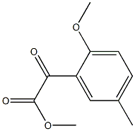 METHYL 2-(2-METHOXY-5-METHYLPHENYL)-2-OXOACETATE Structure