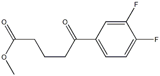 METHYL 5-(3,4-DIFLUOROPHENYL)-5-OXOPENTANOATE Structure