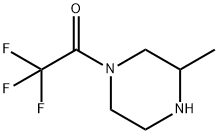 Ethanone, 2,2,2-trifluoro-1-(3-methyl-1-piperazinyl)- 구조식 이미지