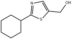 (2-Cyclohexylthiazol-5-yl)methanol 구조식 이미지