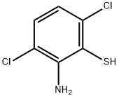 Benzenethiol, 2-amino-3,6-dichloro- 구조식 이미지