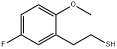 2-(5-fluoro-2-methoxyphenyl)ethane-1-thiol 구조식 이미지