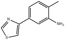 2-methyl-5-(1,3-thiazol-4-yl)aniline Structure