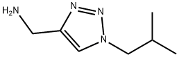 (1-isobutyltriazol-4-yl)methanamine Structure