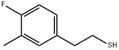 2-(4-fluoro-3-methylphenyl)ethane-1-thiol 구조식 이미지