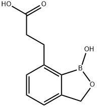 1,3-dihydro-1-hydroxy-2,1-Benzoxaborole-7-propanoic acid 구조식 이미지