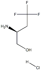 (2S)-2-amino-4,4,4-trifluorobutan-1-ol HCl Structure