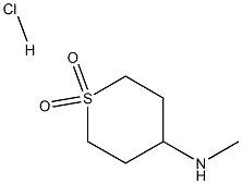 4-(Methylamino)thiane-1,1-dione hydrochloride Structure