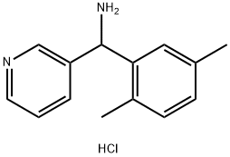 [(2,5-dimethylphenyl)(3-pyridinyl)methyl]amine dihydrochloride 구조식 이미지