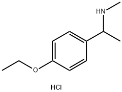 [1-(4-ETHOXYPHENYL)ETHYL]METHYLAMINE HYDROCHLORIDE Structure