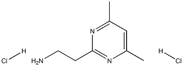 2-(4,6-dimethylpyrimidin-2-yl)ethan-1-amine dihydrochloride 구조식 이미지