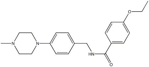 4-ethoxy-N-[[4-(4-methylpiperazin-1-yl)phenyl]methyl]benzamide Structure