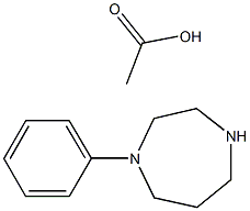 1-phenyl-1,4-diazepane acetate 구조식 이미지