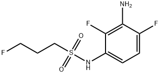N-(3-amino-2,4-difluorophenyl)-3-fluoropropane-1-sulfonamide Structure