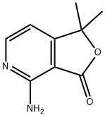 4-Amino-1,1-dimethyl-1H-furo[3,4-c]pyridin-3-one 구조식 이미지