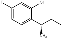 2-((1S)-1-AMINOPROPYL)-5-FLUOROPHENOL Structure