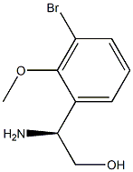 (2S)-2-AMINO-2-(3-BROMO-2-METHOXYPHENYL)ETHAN-1-OL Structure