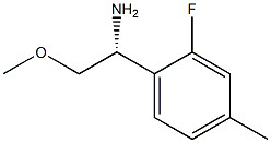 (1R)-1-(2-FLUORO-4-METHYLPHENYL)-2-METHOXYETHYLAMINE 구조식 이미지