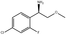 (1R)-1-(4-CHLORO-2-FLUOROPHENYL)-2-METHOXYETHYLAMINE Structure