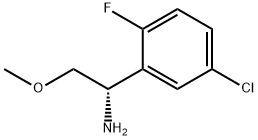 (1S)-1-(5-CHLORO-2-FLUOROPHENYL)-2-METHOXYETHYLAMINE 구조식 이미지