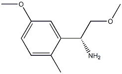 (1R)-2-METHOXY-1-(5-METHOXY-2-METHYLPHENYL)ETHYLAMINE 구조식 이미지