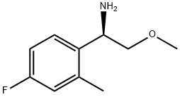 (1R)-1-(4-FLUORO-2-METHYLPHENYL)-2-METHOXYETHYLAMINE 구조식 이미지