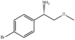 (1S)-1-(4-BROMOPHENYL)-2-METHOXYETHAN-1-AMINE 구조식 이미지