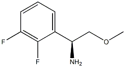 (1S)-1-(2,3-DIFLUOROPHENYL)-2-METHOXYETHAN-1-AMINE Structure