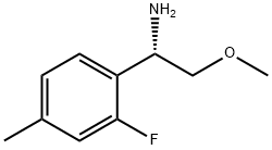 (1S)-1-(2-FLUORO-4-METHYLPHENYL)-2-METHOXYETHYLAMINE Structure