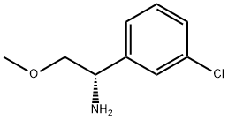 (1S)-1-(3-CHLOROPHENYL)-2-METHOXYETHAN-1-AMINE Structure