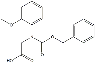 Cbz-R-2-methoxyphenylglycine 구조식 이미지